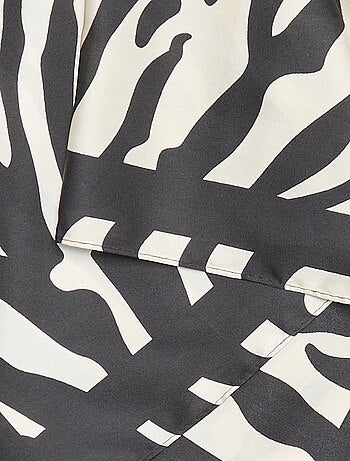 Sjaal met zebraprint