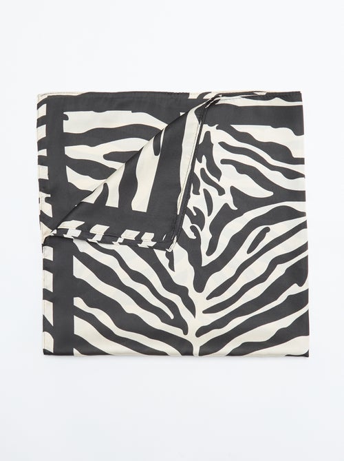 Sjaal met zebraprint - Kiabi