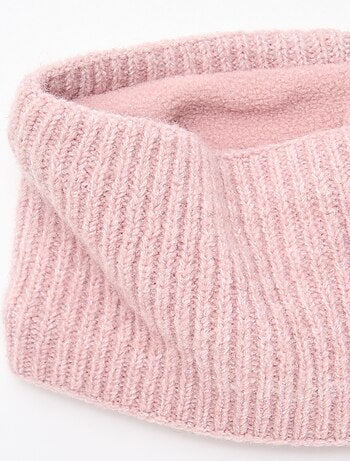 Gebreide sjaal met luipaardpatroon