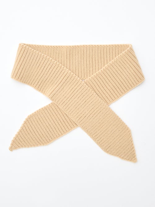Sjaal van zwaar tricot in foulardmodel - Kiabi