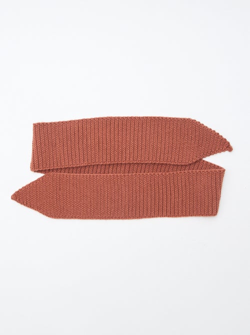 Sjaal van zwaar tricot in foulardmodel - Kiabi