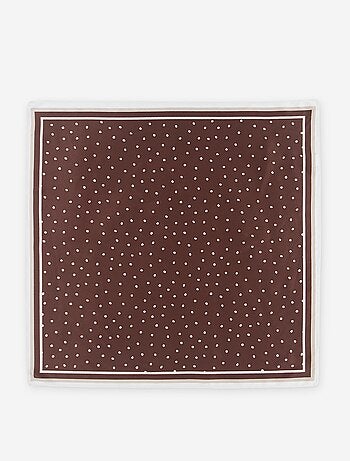 Sjaaltje van fantasie satijn (65x65 cm)