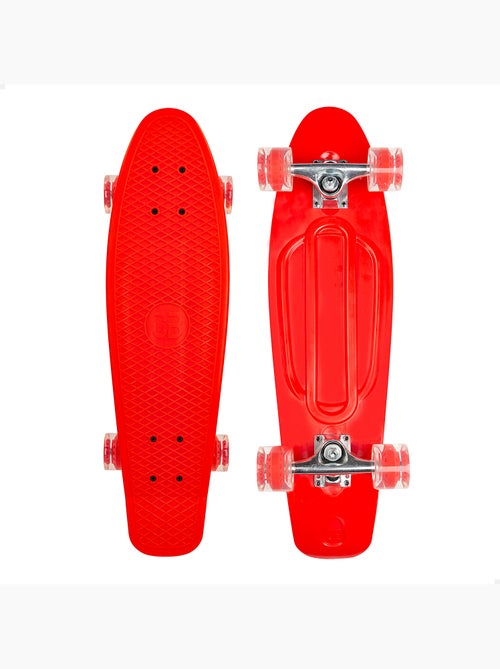 Skateboard enfant 4 roues rouge 68 cm cb riders - Kiabi Skateboard enfant 4 roues rouge 68 cm cb riders - Kiabi