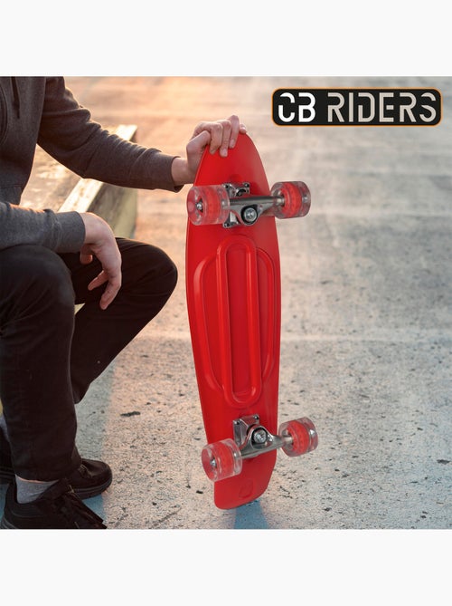 Skateboard enfant 4 roues rouge 68 cm cb riders - Kiabi Skateboard enfant 4 roues rouge 68 cm cb riders - Kiabi