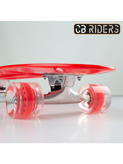 Skateboard enfant 4 roues rouge 68 cm cb riders - Kiabi Skateboard enfant 4 roues rouge 68 cm cb riders - Kiabi