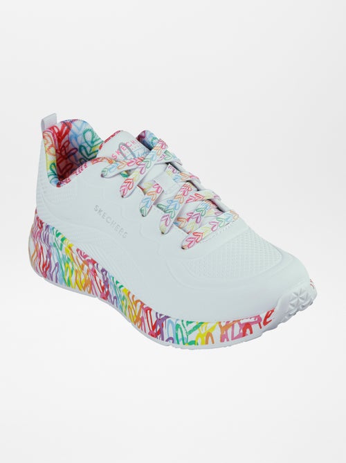 'Skechers'-sneakers met hartprint - Kiabi