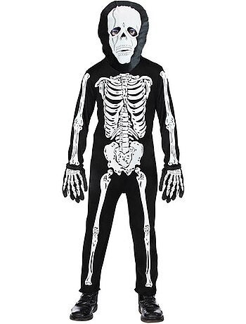 Skeletkostuum met masker