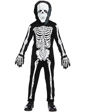 Skeletkostuum met masker