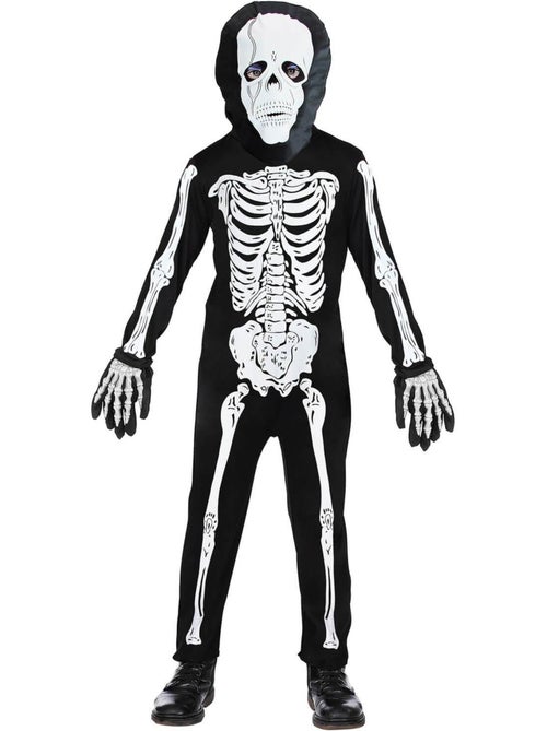 Skeletkostuum met masker - Kiabi