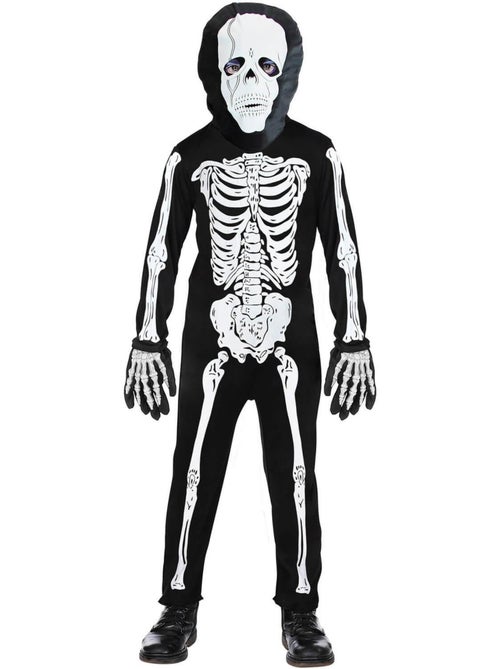 Skeletkostuum met masker - Kiabi