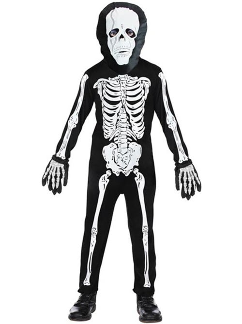 Skeletkostuum met masker - Kiabi