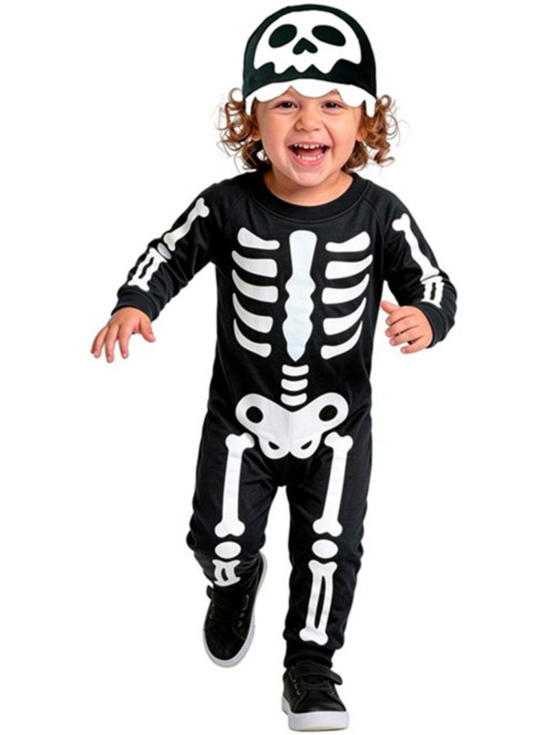Skeletkostuum voor baby's Multicolor - Kiabi