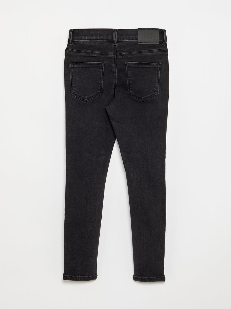 Skinny 5-pocketjeans Zwart - Kiabi