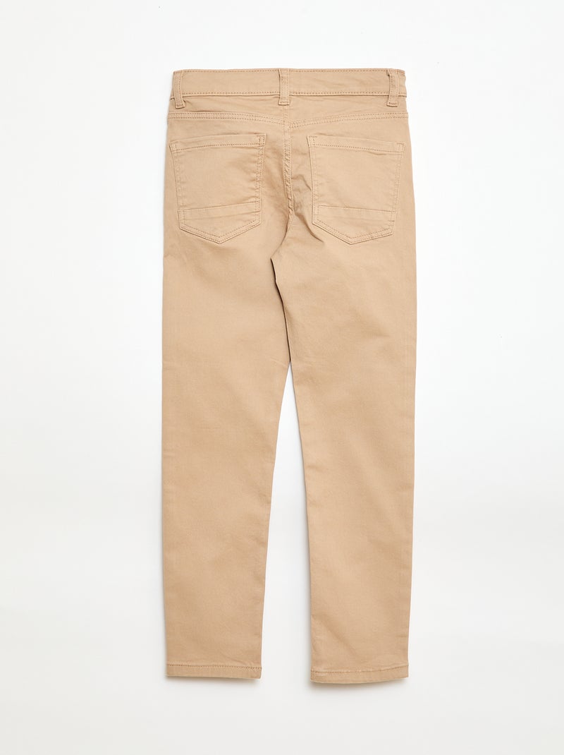 Skinny basisbroek Biege - Kiabi