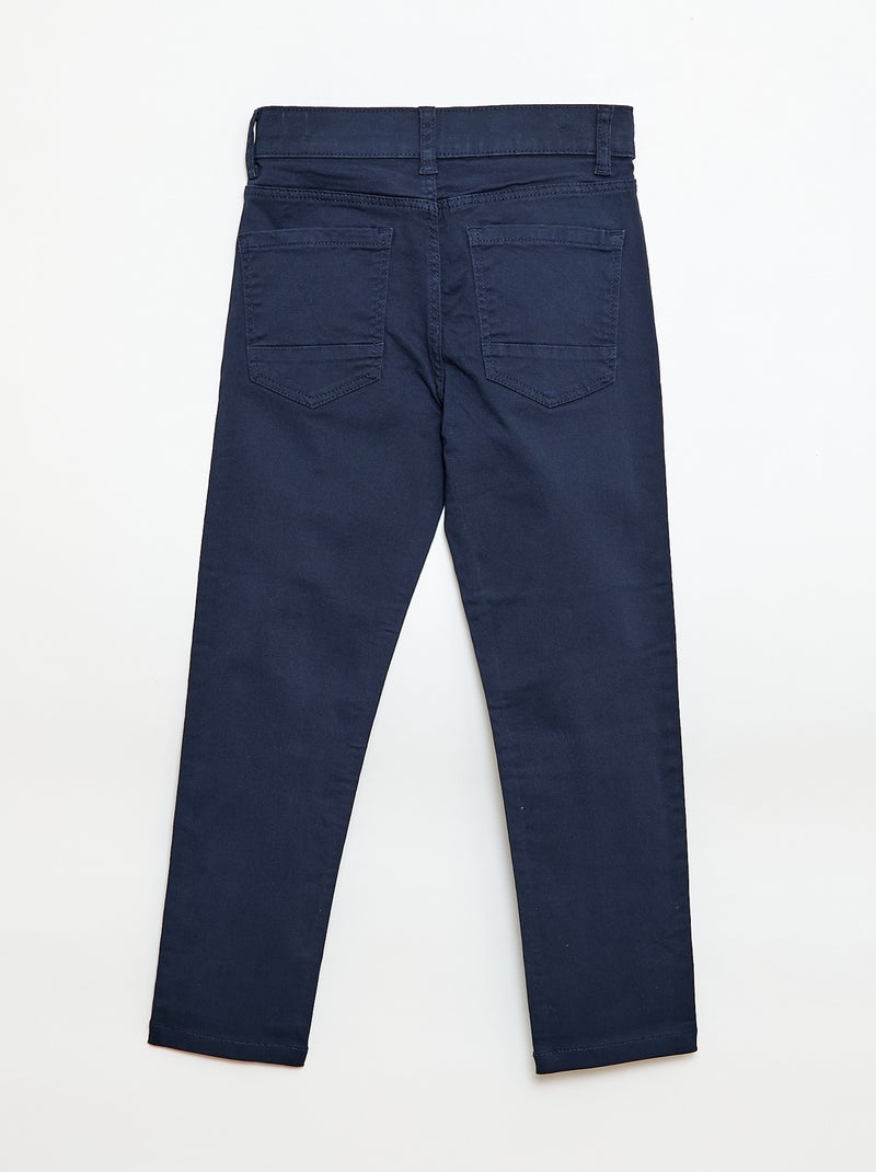 Skinny basisbroek Blauw - Kiabi
