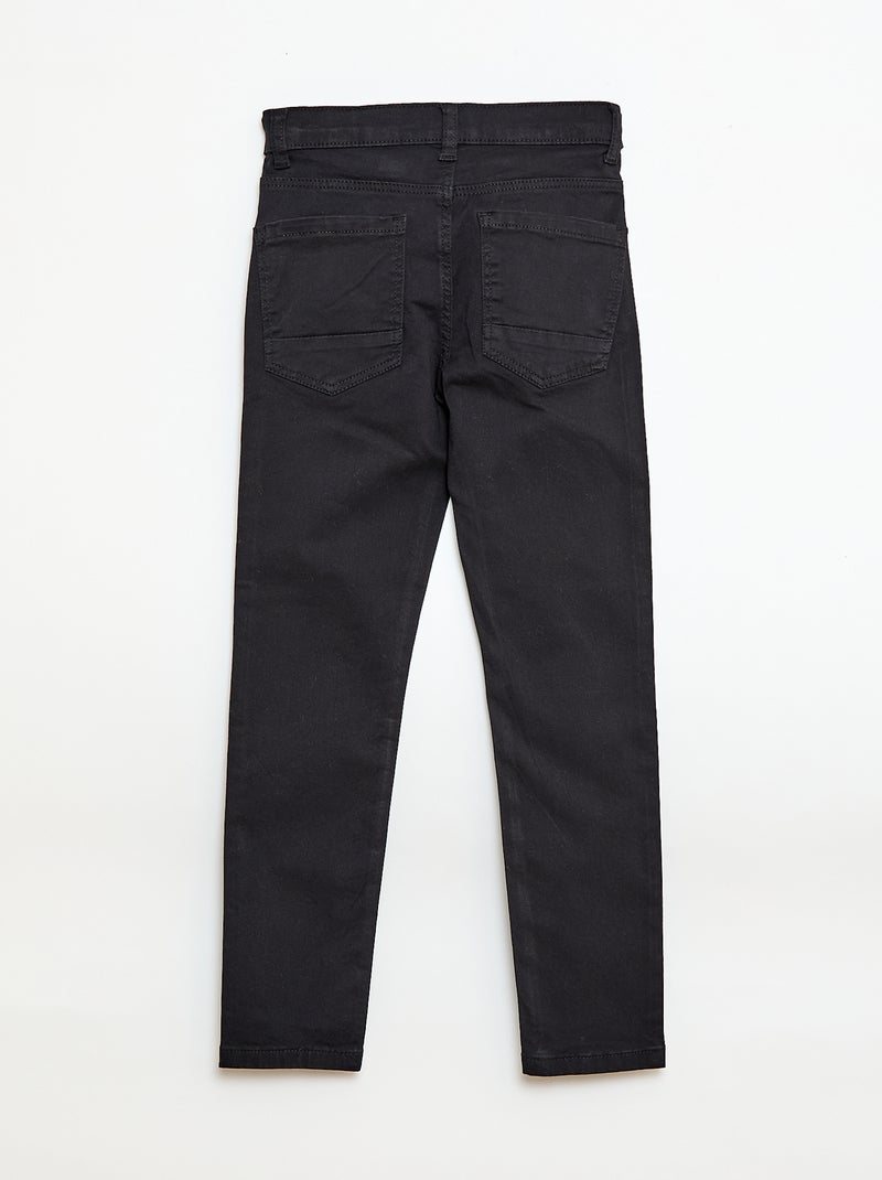 Skinny basisbroek Zwart - Kiabi