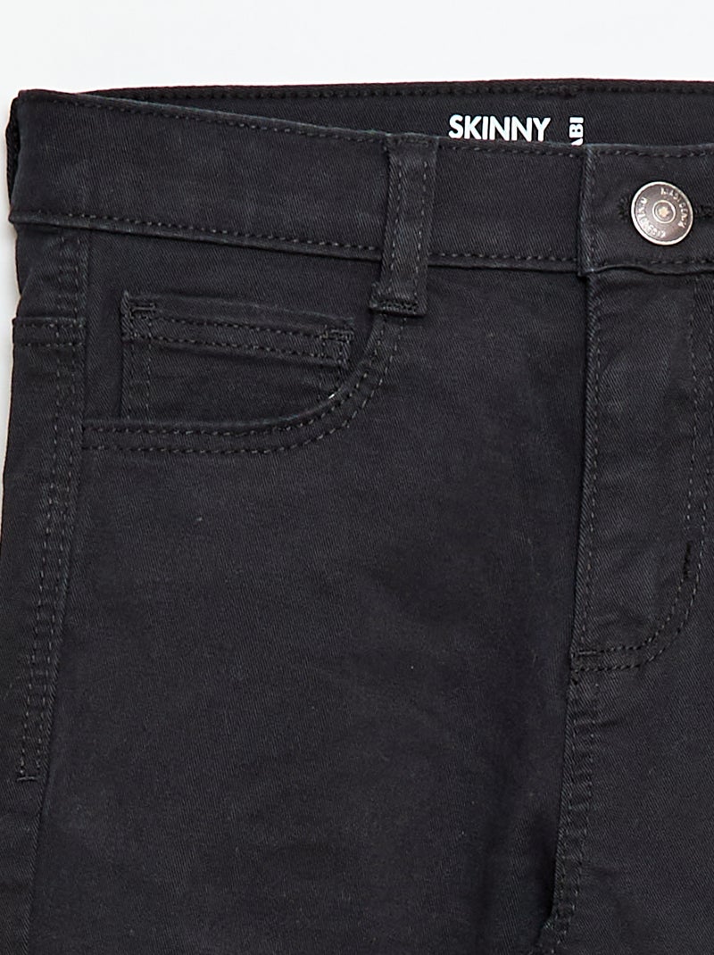 Skinny basisbroek Zwart - Kiabi