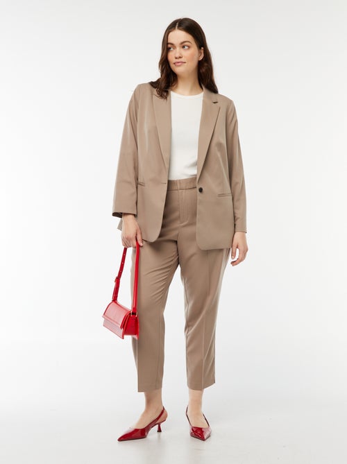 Skinny broek haak- en ritssluiting - Kiabi