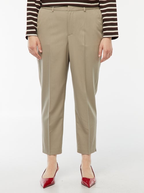 Skinny broek haak- en ritssluiting - Kiabi