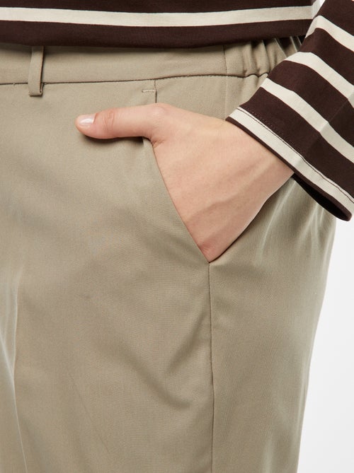 Skinny broek haak- en ritssluiting - Kiabi