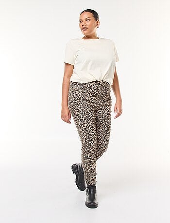Skinny broek met hoge taille