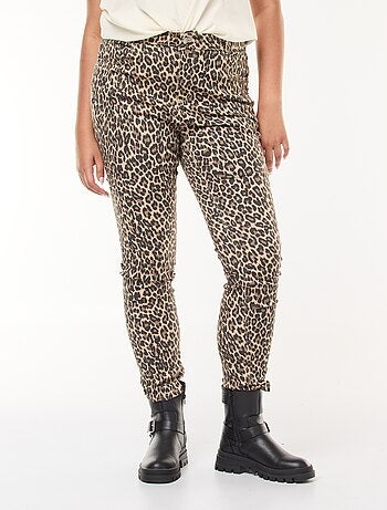 Skinny broek met hoge taille