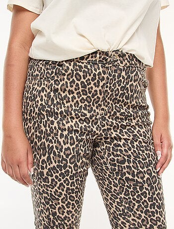 Skinny broek met hoge taille