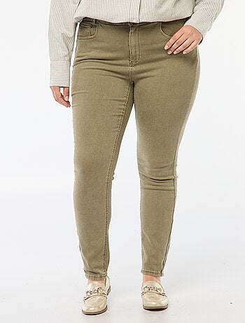 Skinny broek met hoge taille