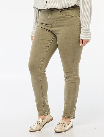 Skinny broek met hoge taille