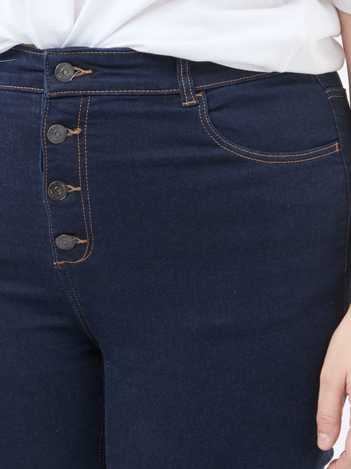 Skinny broek met zeer hoge taille - L32 - Kiabi