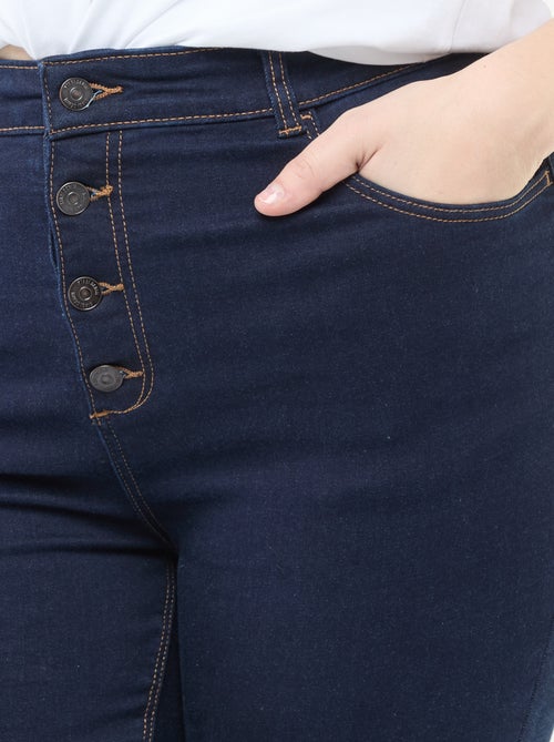 Skinny broek met zeer hoge taille - L34 - Kiabi