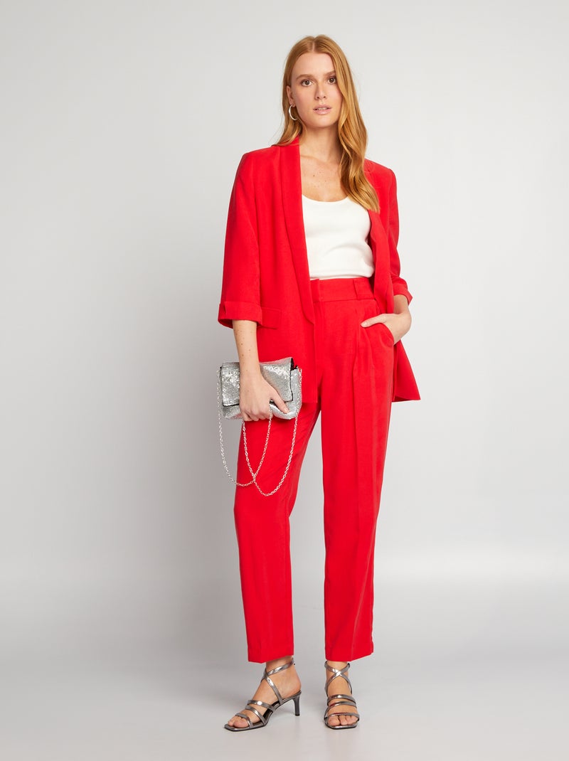 Skinny broek ROOD - Kiabi