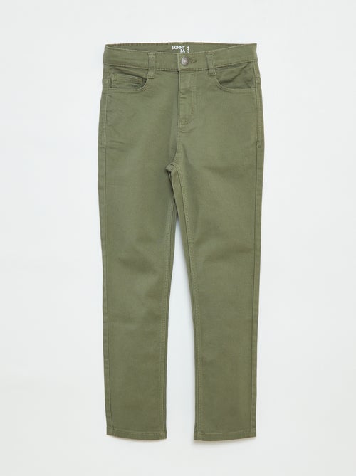 Skinny broek (strak model) met 5 zakken - Kiabi
