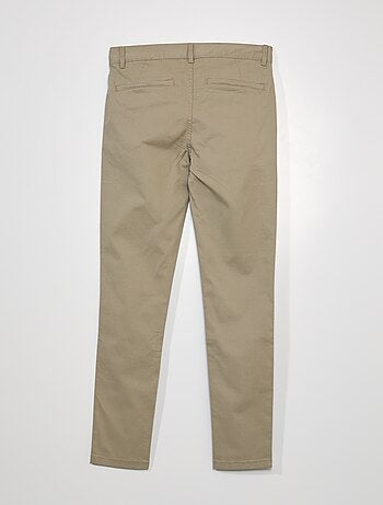 Skinny chino van stretchstof L32