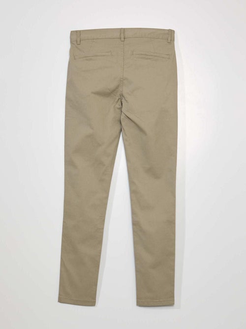 Skinny chino van stretchstof L32 - Kiabi