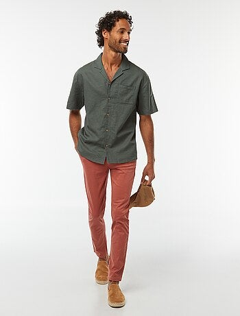 Skinny chino van stretchstof L32