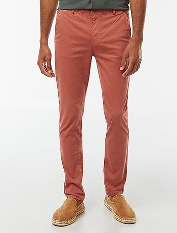 Skinny chino van stretchstof L32