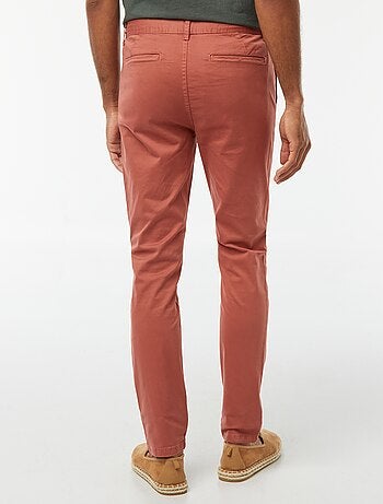 Skinny chino van stretchstof L32
