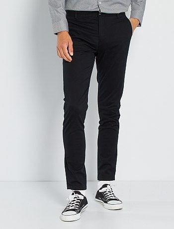 Skinny chino van stretchstof L32