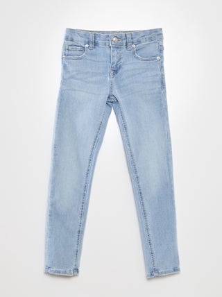 Skinny denim broek