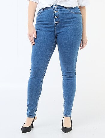 Skinny fit broek met zeer hoge taille - L28