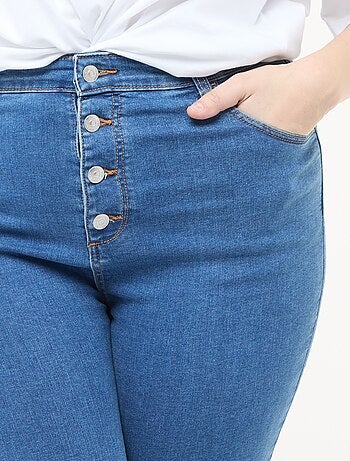 Skinny fit broek met zeer hoge taille - L28