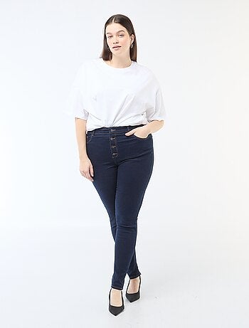 Skinny fit broek met zeer hoge taille - L28