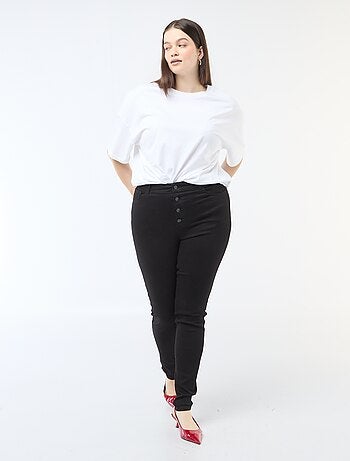 Skinny fit broek met zeer hoge taille - L28