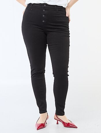 Skinny fit broek met zeer hoge taille - L28