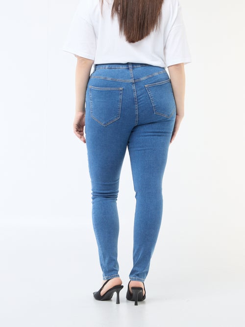Skinny fit broek met zeer hoge taille - L30 - Kiabi