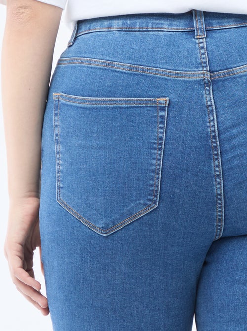 Skinny fit broek met zeer hoge taille - L30 - Kiabi