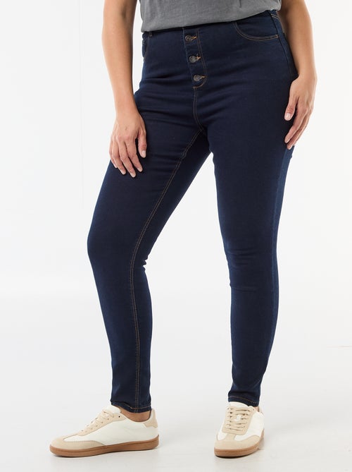 Skinny fit broek met zeer hoge taille - L30 - Kiabi