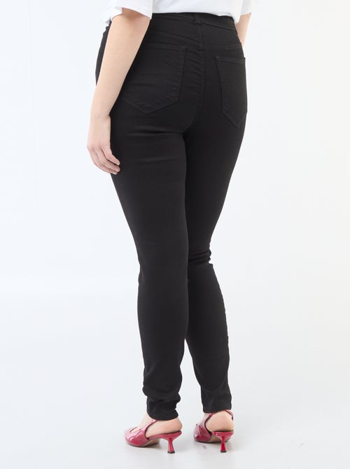 Skinny fit broek met zeer hoge taille - L32 - Kiabi
