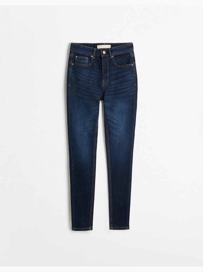 Skinny fit broek, mo fashion Blauw - Kiabi